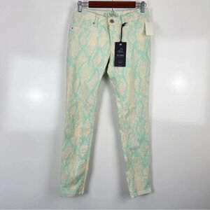 NEW DL1961 Snakeskin Print Emma Leggings Skinny Jeans Size 28
